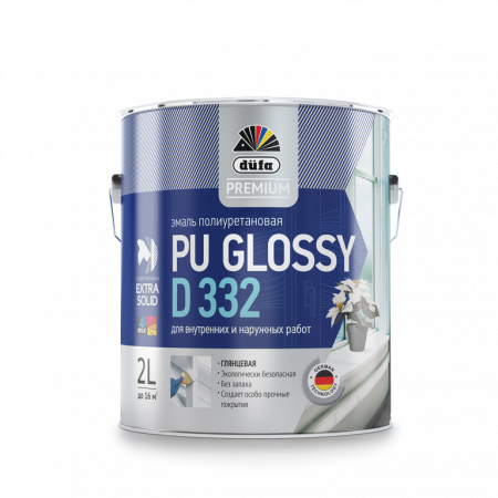 Dufa Premium PU Glossy D332 / Дюфа Премиум ПУ Глосси Д332 Эмаль универсальная полиуретановая акриловая глянцевая