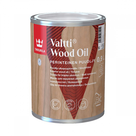 Tikkurila Valtti Wood Oil / Валти Вуд Оил Масло для наружных деревянных поверхностей 0,9л