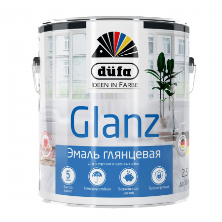 Dufa Retail Glanz / Дюфа Ритейл Гланз Эмаль для дерева и металла алкидная глянцевая