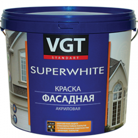 VGT Superwhite / ВГТ ВД-АК-1180 краска акриловая фасадная