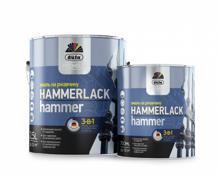 Dufa Premium HAMMERLACK / Дюфа премиум Хамерлак эмаль на ржавчину молотковая