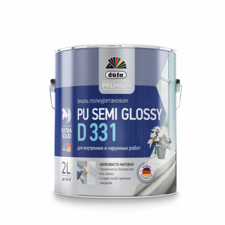 Dufa Premium PU Semi Glossy D331 / Дюфа Премиум ПУ Семи Глосси Д331 Эмаль универсальная полиуретановая акриловая шелковисто-матовая