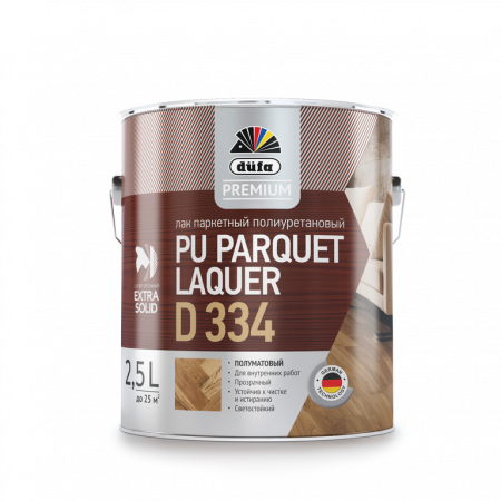 Dufa Premium PU Parquet Laquer D334 / Дюфа Премиум ПУ Паркет Лакер Д334 Лак паркетный полиуретановый полуматовый