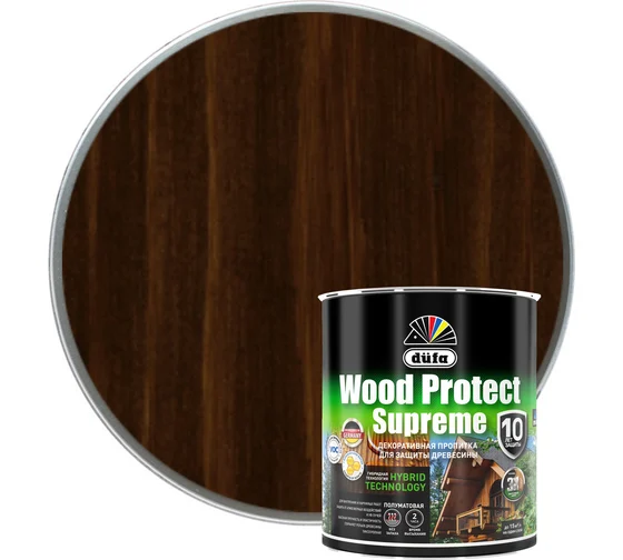 Пропитка Dufa WOOD PROTECT SUPREME 0,75л палисандр
