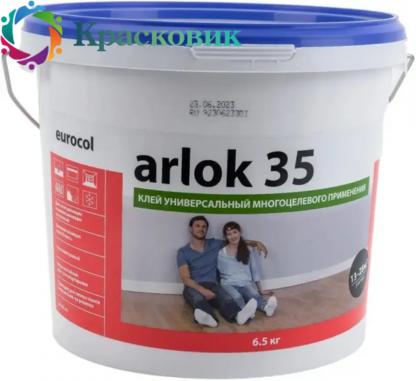 Клей универсальный Eurocol Arlok 35 для напольного покрытия 6,5кг