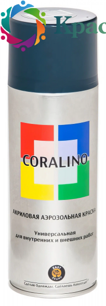 Краска аэрозольная CORALINO акриловая, универсальная, глянцевая 