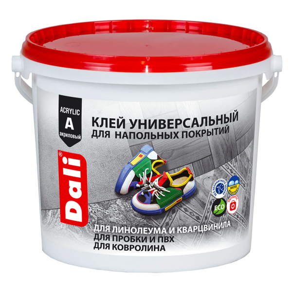 Dali / Дали клей для напольных покрытий универсальный акриловый суперпрочный 7кг