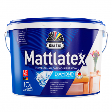 Dufa Mattlatex RD100 / Дюфа Маттлатекс РД100 краска влагостойкая латексная, износостойкая