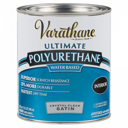 Varathane Crystal Clear Polyurethane 200241 Лак акрил-уретановый на водной основе для внутренних работ 0,946 матовый