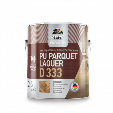 Dufa Premium PU Parquet Laquer D333 / Дюфа Премиум ПУ Паркет Лакер Д333 Лак паркетный полиуретановый глянцевый