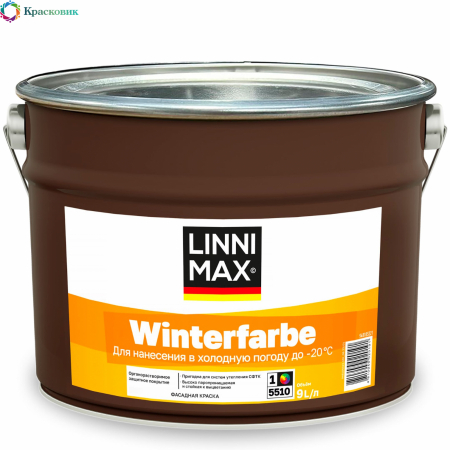 Краска органорастворимая LINNIMAX Winterfarbe для наружных работ матовая №2