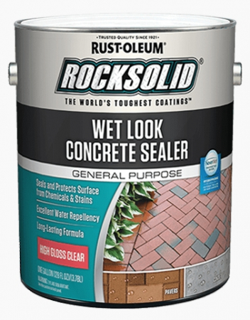 ROCKSOLID® WET LOOK CONCRETE SEALER / Пропитка для бетона с эффектом мокрого камня+NeverWet