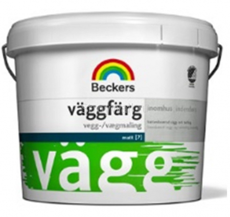 Beckers VAGGFARG MATT/Бекерс Вагварг Матт Краска для стен и потолков