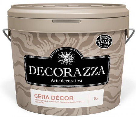Decorazza CERA DECOR Лессирующий матовый состав для фактурных покрытий на основе воска