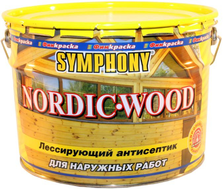 Symphony NORDIC WOOD / Симфония НОРДИК ВУД Лессирующий антисептик на основе льняного масла