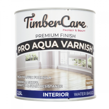 Лак TimberCare Pro Aqua Varnish Профессиональный износостойкий на водной основе, матовый №2