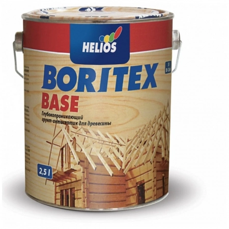Helios BORITEX BASE Грунт-антисептик для древесины 0,75л