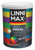 Эмаль LINNIMAX АКВА акриловая универсальная атмосферостойкая для наружных и внутренних работ, глянцевая, база 3 (0,9л)