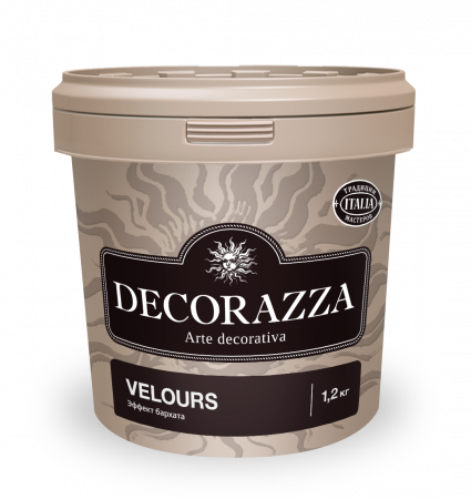 Decorazza Velours / Декораза Велюрс Декоративная штукатурка с эффектом бархата 1кг