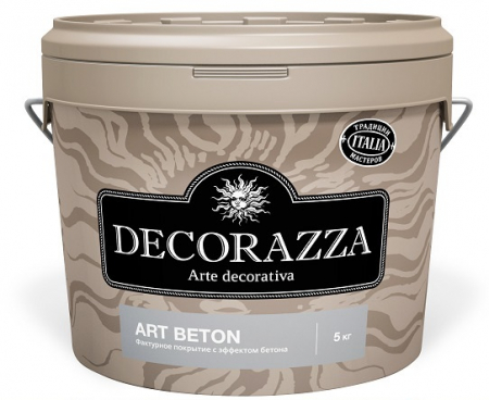 Decorazza Art beton / Арт бетон Декоративное фактурное покрытие с эффектом художественного бетона   4кг,