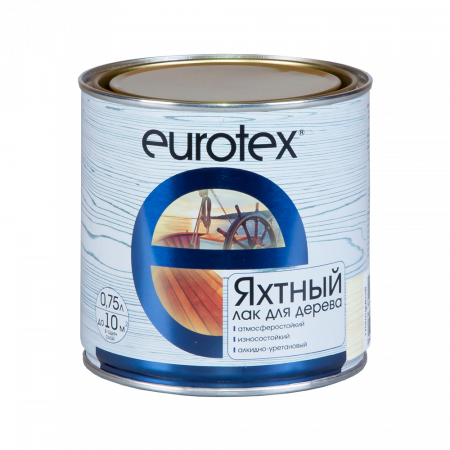 Eurotex / Евротекс лак яхтный алкидно-уретановый глянцевый 0,75л