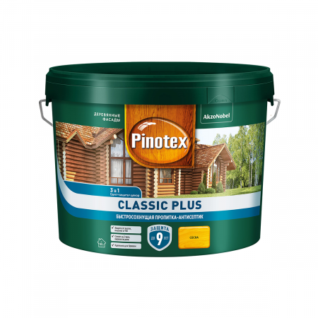Пропитка-антисептик PINOTEX CLASSIC PLUS 3 в 1 быстросохнущая  №2