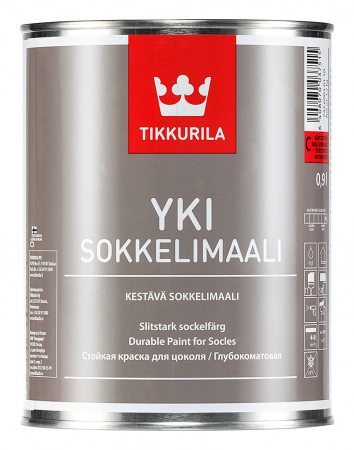 Tikkurila Yki / Тиккурила ЮКИ краска для цоколя база С 0,9л,