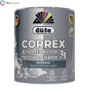 Dufa Грунт-эмаль по ржавчине матовая Correx 3 в 1 RAL 9005 черная 0,75 л
