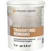Покрытие VINCENT DECOR TRAVERTINO ROMANO декоративное, с эффектом натурального камня 7кг