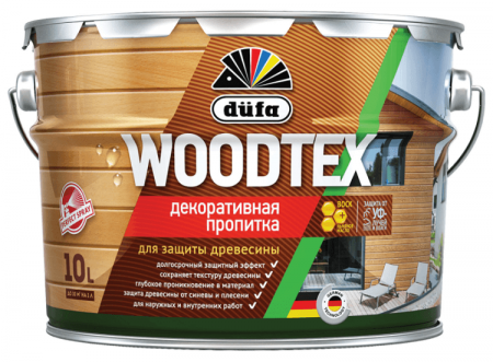 Dufa Woodtex / Дюфа Вудтекс Пропитка декоративная для защиты древесины алкидная