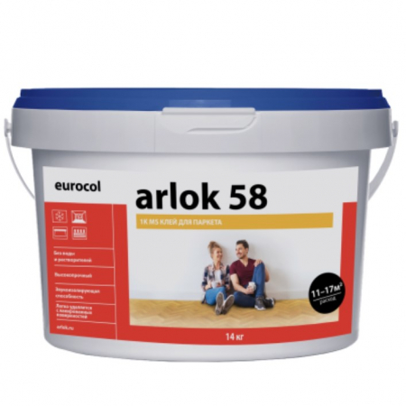 Клей для паркета ARLOK 58 однокомпонентный, эластичный, полимерный №2