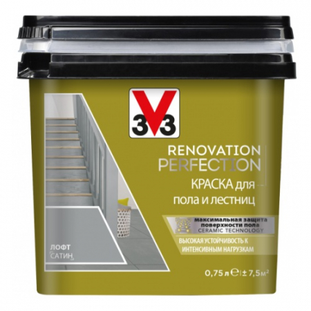 КРАСКА V33 ДЛЯ ПОЛА И ЛЕСТНИЦ RENOVATION PERFECTION №2