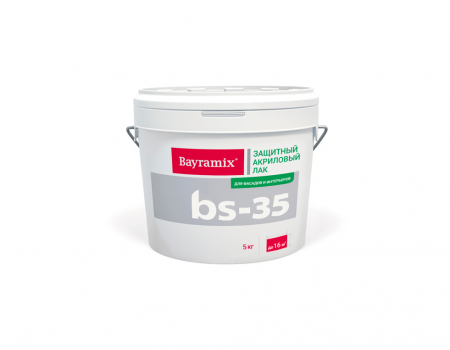 Bayramix Лак BS-35 для фасада для защиты наружных поверхностей от загрязнений 5кг
