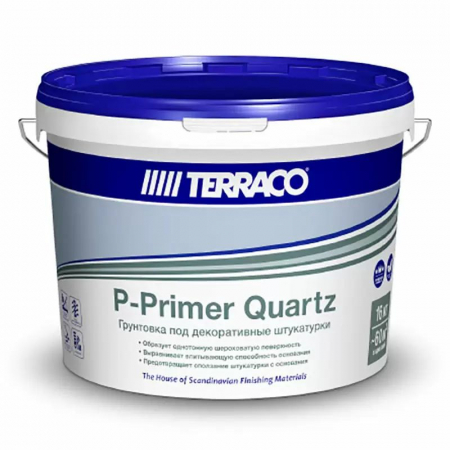 TERRACO P-Primer Quartz кварц-грунт адгезионный под декоративные штукатурки