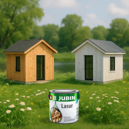 Лазурь JUB Jubin Lasur для защиты древесины на водной основе №3