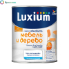 Краска LUXIUM (DULUX) ЛЕГКО ОБНОВИТЬ МЕБЕЛЬ И ДЕРЕВО на водной основе для дерева, матовая, бесцветная, BC 0.75л
