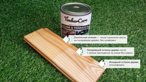 Масло TimberCare Fasade & Terrase Oil для фасадов и террас