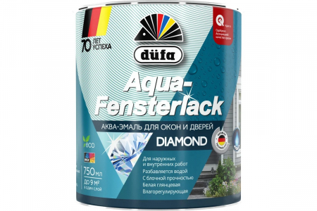 Dufa Aqua Fensterlack / Дюфа Аква Фенстерлак эмаль для окон 750мл